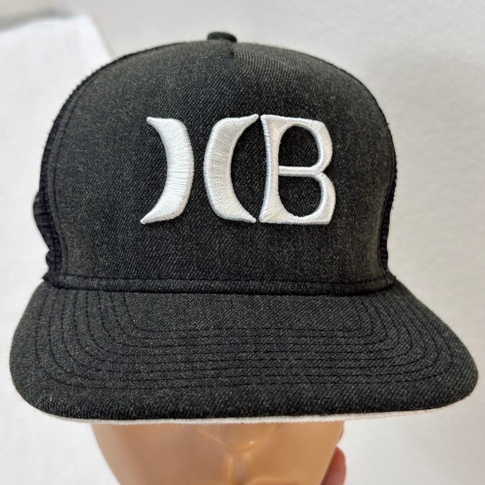 New Era MB California Republic Hat Mens OSFM Black Trucker Snapback Mesh
